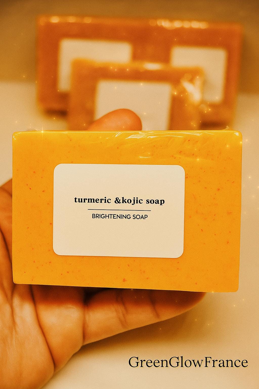 Savon Visage & Corps au Curcuma, Acide Kojique et Citron