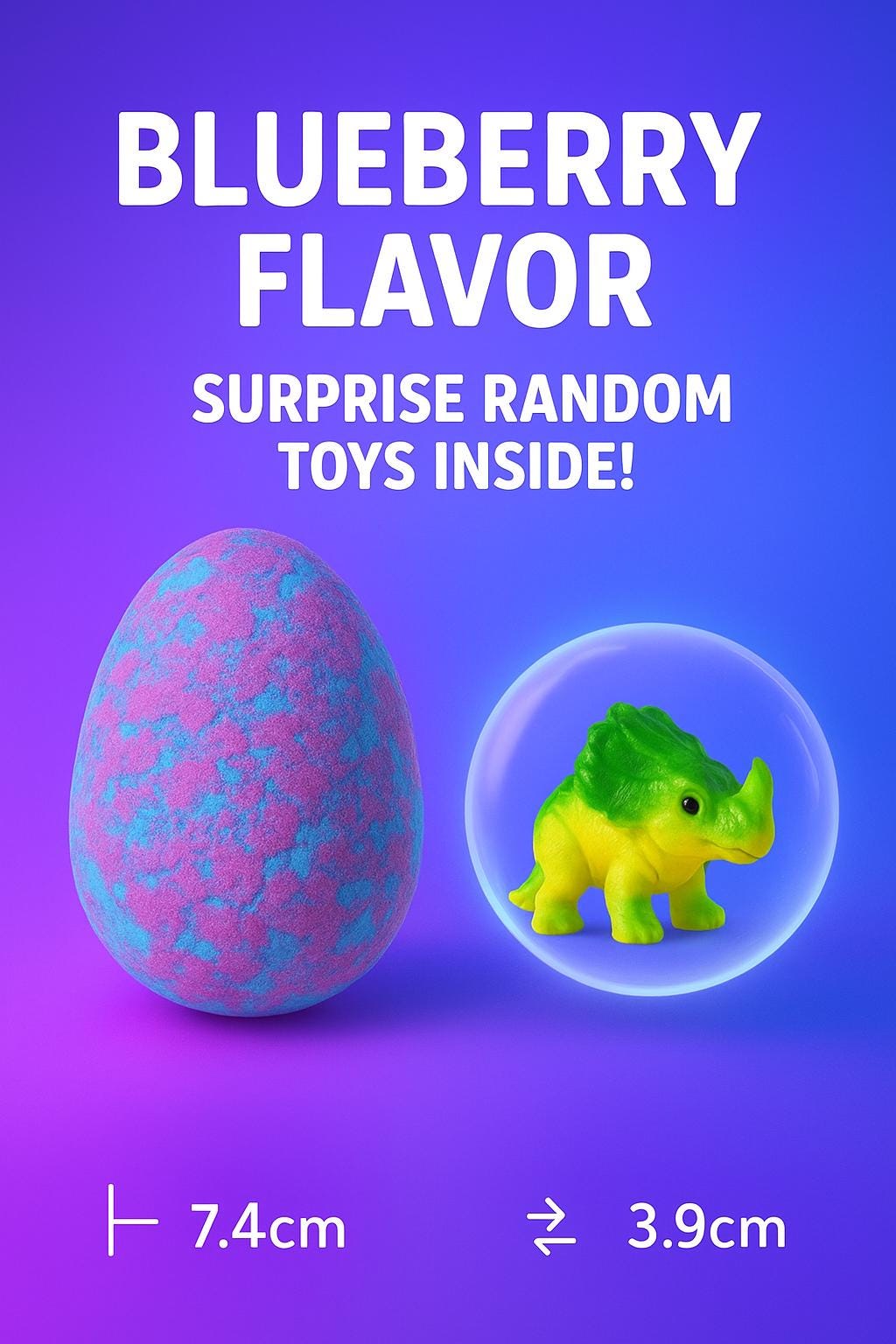 Oeuf Surprise Bain – Bombe de Bain Effervescente Dinosaure