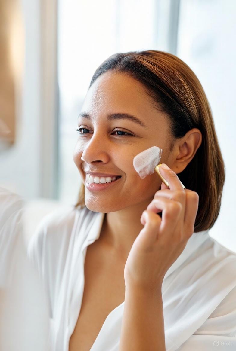 Masque purifiant / anti-points noir à l'aubergine & thé vert