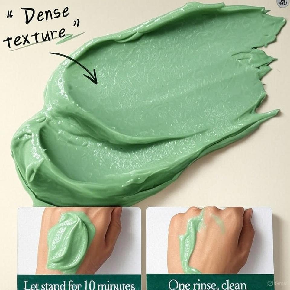 Masque purifiant / anti-points noir à l'aubergine & thé vert